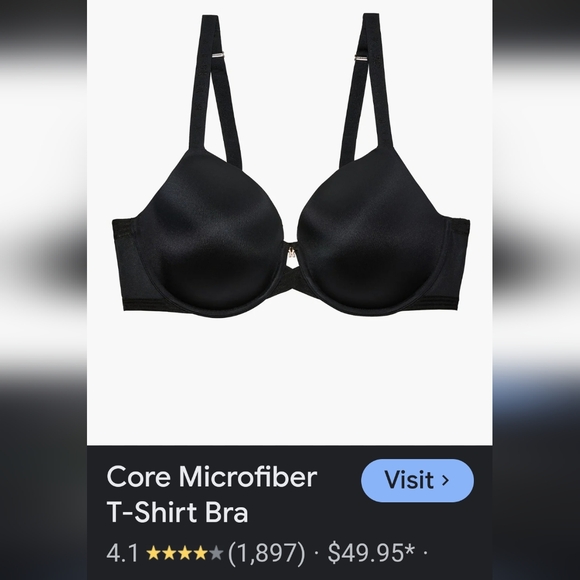 Fenty savage black tshirt bra most popular rihanna snug support  38DDD - Picture 2 of 13